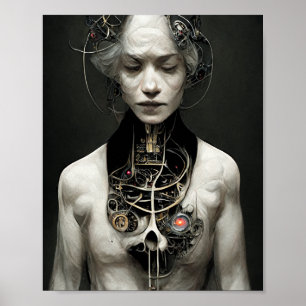 Künstliches Life 3 Science Fiction Art Poster