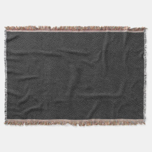 Künstliches schwarzes Leder Decke
