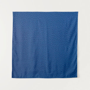 Künstliches weiches blaues Leder. Kunstledertextur Wandteppich