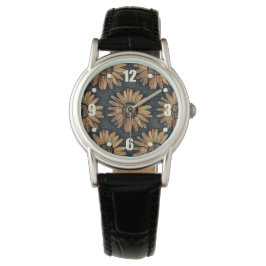 Kunstlichtblume Herbst Armbanduhr