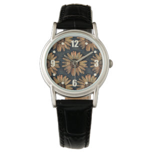 Kunstlichtblume Herbst Armbanduhr
