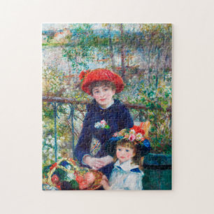 Kunstliebhaber geben zwei Schwestern Renoir Malere Puzzle