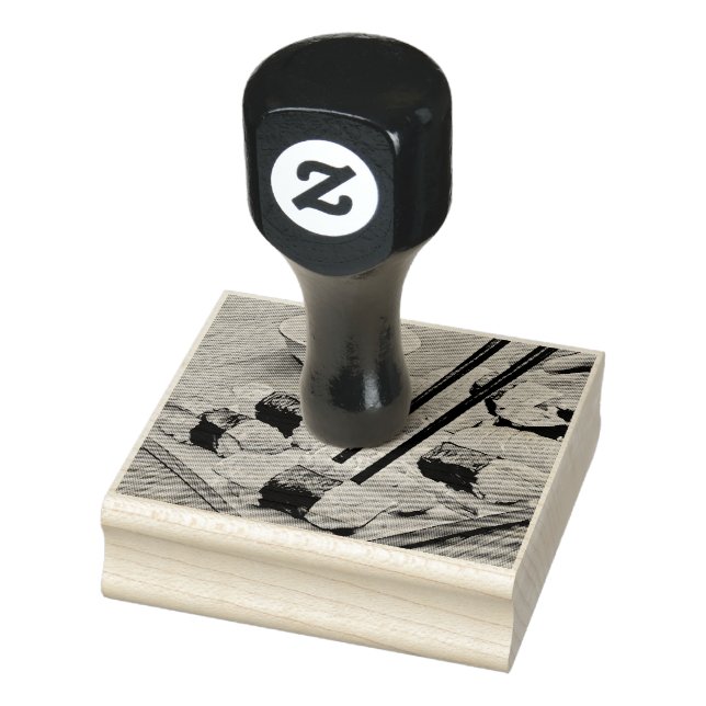 Kunstliebhaber Gummistempel (Stempel)