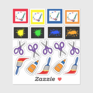 Kunstlieferungen Aufkleber