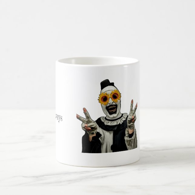 Kunstlustiger Schlamm Kaffeetasse (Mittel)