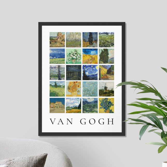 Kunstmalerei Collage Vincent Van Gogh Poster (Von Creator hochgeladen)