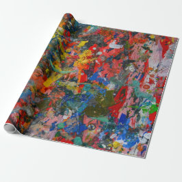 Kunstmalerei Design Muster Wrapping Papier Geschenkpapier