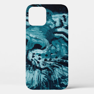 Kunstmalerei Fine Art Oil Color niedlicher Tiger i Case-Mate iPhone Hülle