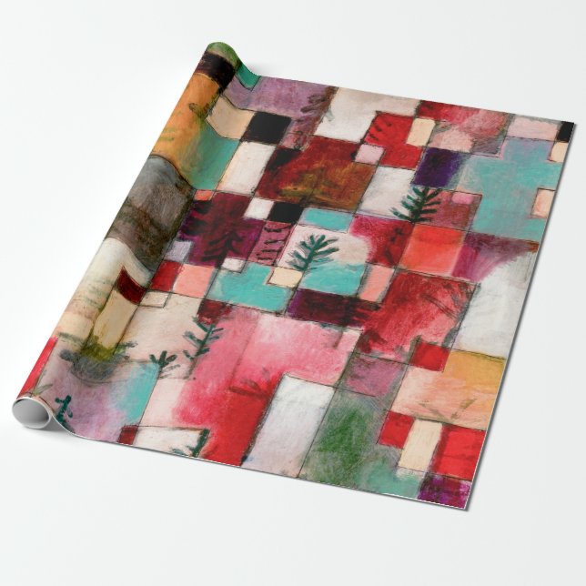 Kunstmalerei Muster Wrapping Paper Geschenkpapier (Ungerollt)