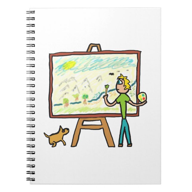 Kunstmalerei Notizblock (Vorderseite)