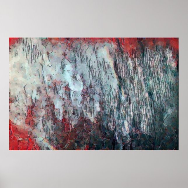 Kunstmalerei Textur Hintergrund. Abstrakt farbig Poster (Vorne)