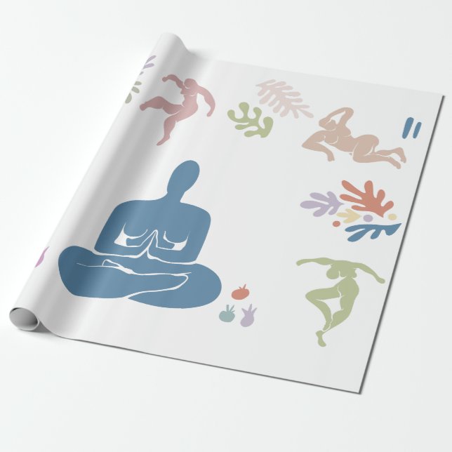 Kunstmeditationselemente Geschenkpapier (Ungerollt)