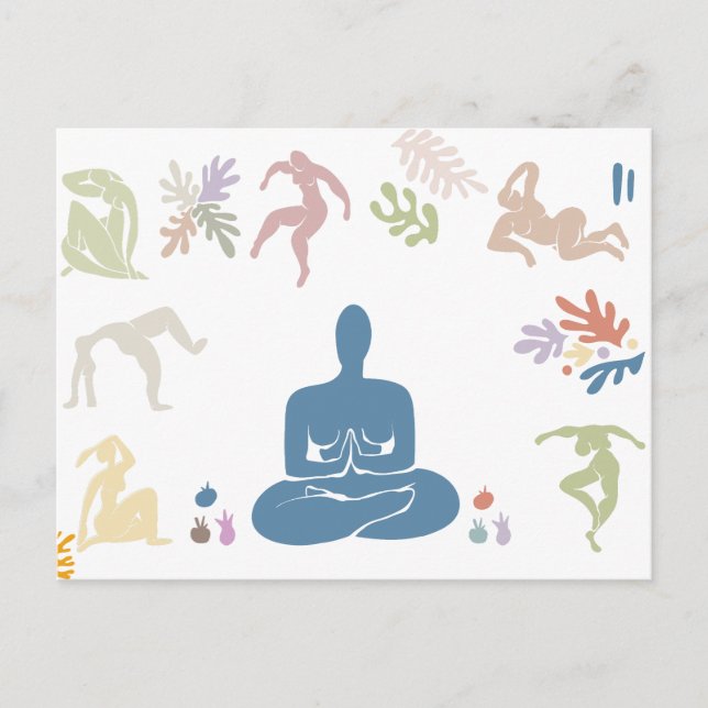 Kunstmeditationselemente Postkarte (Vorderseite)