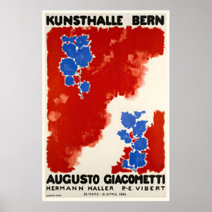 Kunstmuseum Bern Ausstellung Giovanni Giacometti92 Poster