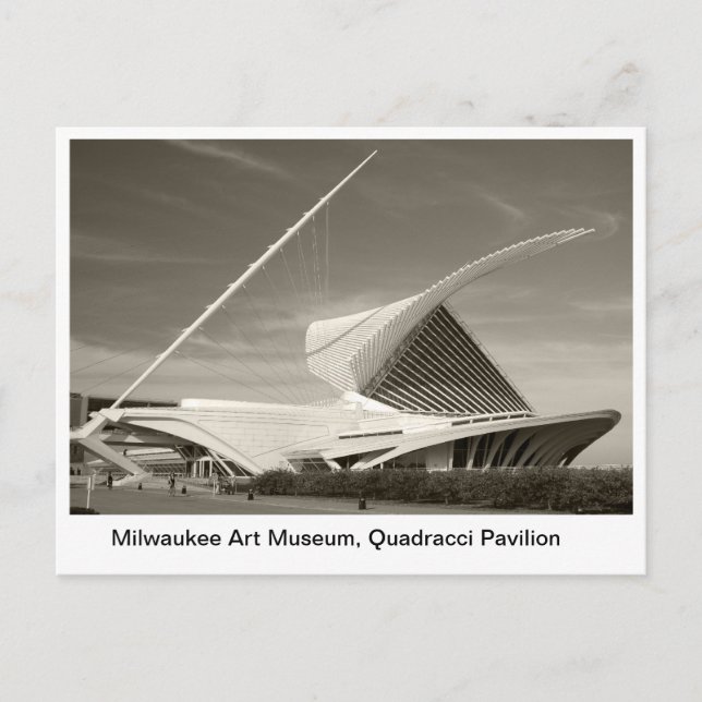 Kunstmuseum Milwaukee, Pavillon Quadracci Postkarte (Vorderseite)