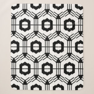 Kunstnahtloses Muster. Vintager geometrischer Hint Sherpadecke
