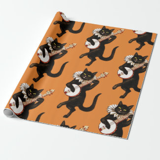 KUNSTNOUVEAU SCHWARZER CAT-LECH Packpapier