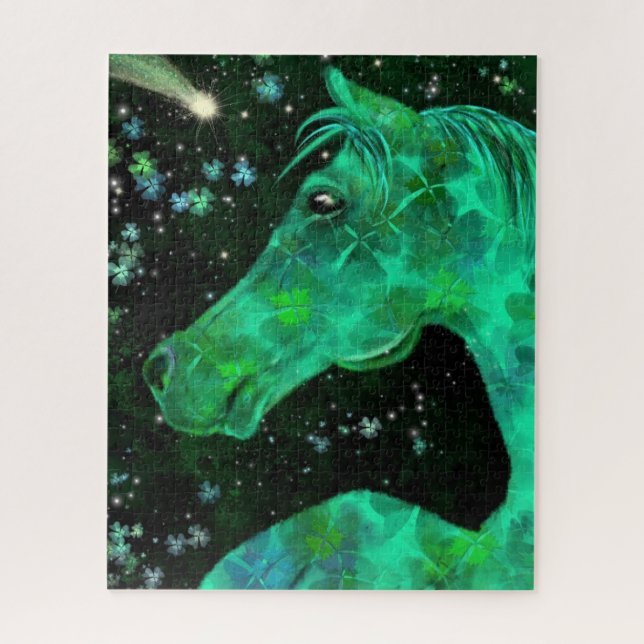 Kunstpferd-Puzzle - Malerei Puzzle (Vertikal)