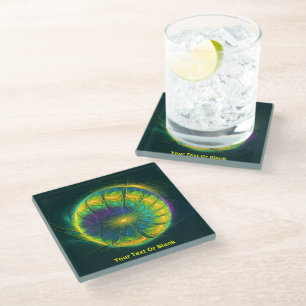 Kunstplasma Glasuntersetzer