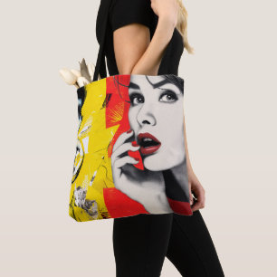 Kunstportrait mit zwei Pop