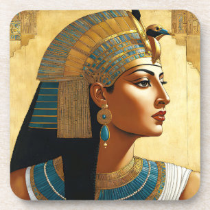 Kunstportrait von Cleopatra Getränkeuntersetzer