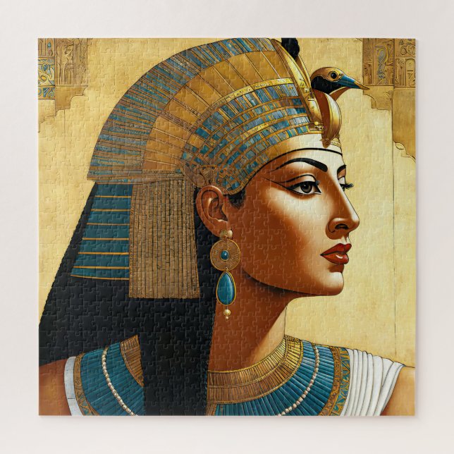 Kunstportrait von Cleopatra Puzzle (Vertikal)