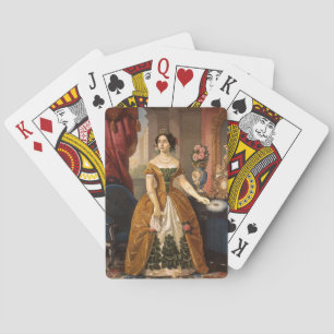 Kunstporträt Spielkarten
