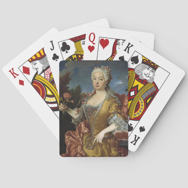 Kunstporträt Spielkarten (Rückseite)