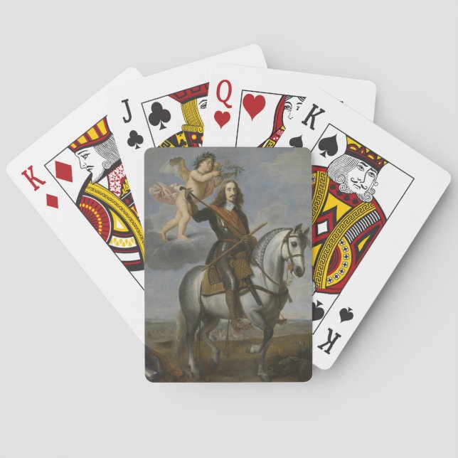 Kunstporträt Spielkarten (Rückseite)