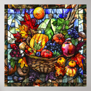 Kunstposter aus dem Herbst Poster