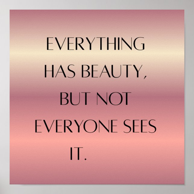 Kunstposter der Inspirationsquelle - Moderner Geis Poster (Vorne)