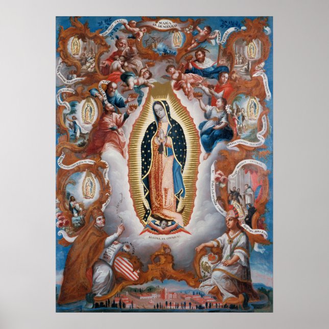 Kunstposter "Jungfrau Guadalupe" Poster (Vorne)
