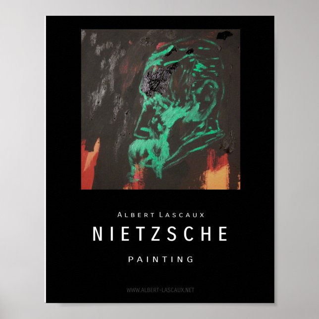 Kunstposter "NIETZSCHE" Poster (Vorne)