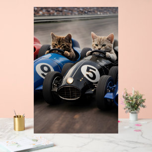 Kunstprint von Furry bringt ein Acrylschild