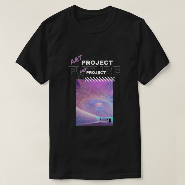 Kunstprojekt Zukunft Kunst Galerie Al Porto T-Shirt (Design vorne)