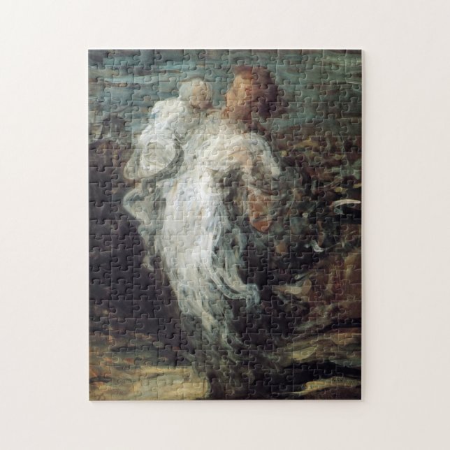 Kunstpuzzle "Mutter mit Kind" Puzzle (Vertikal)