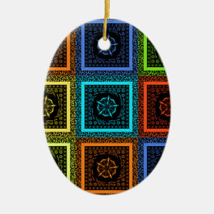 Kunstrasenprint Keramikornament