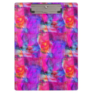 Kunstrosa, Blau, roter Beschaffenheitshintergrund Klemmbrett