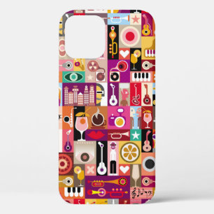 Kunstsammlung, musikalische Vintage Illustration. Case-Mate iPhone Hülle