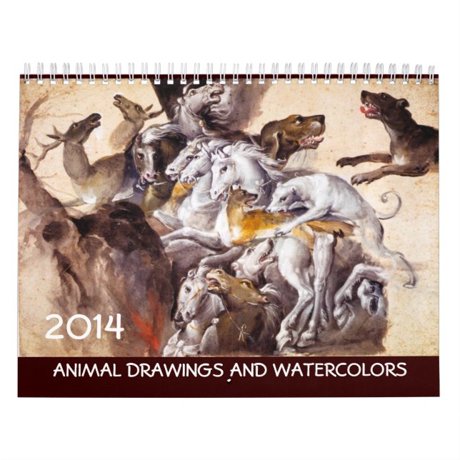 KUNSTSAMMLUNG/Tierzeichnungen 2014 Kalender (Titelbild)