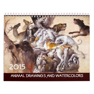 KUNSTSAMMLUNG/Tierzeichnungen 2015 Kalender