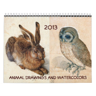KUNSTSAMMLUNG/Tierzeichnungen 2017 Kalender