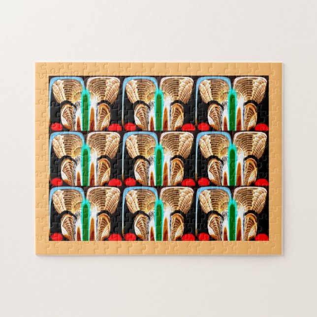 Kunstschmetterlinge Puzzle (Horizontal)
