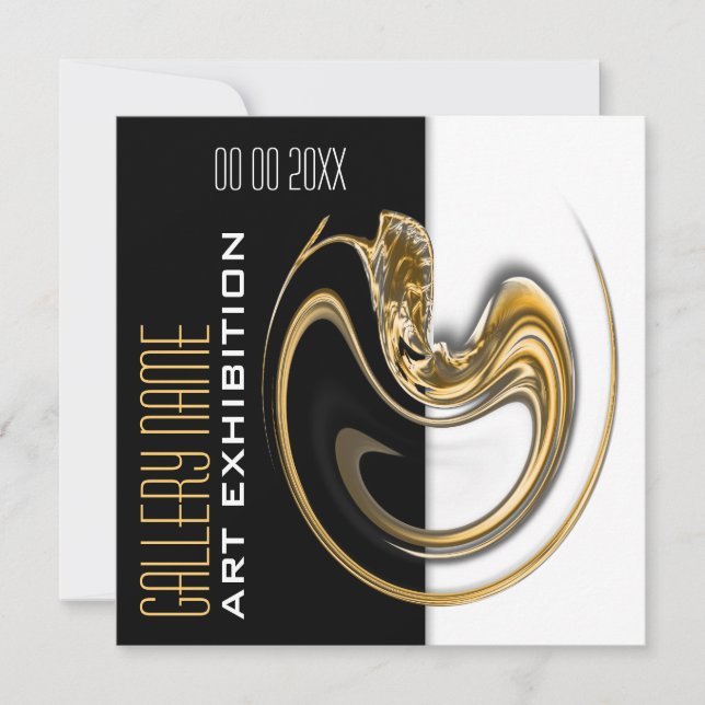 Kunstschmuck Ausstellung Galerie CUSTOMIZE Einladung (Vorderseite)