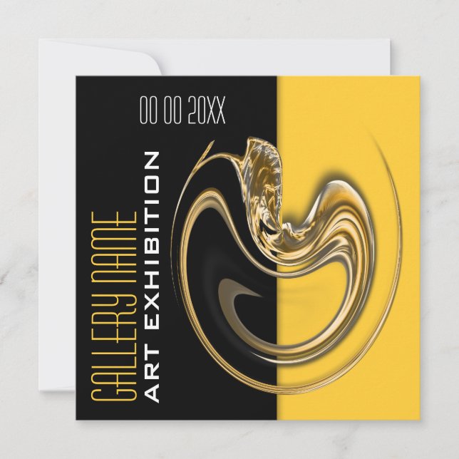 Kunstschmuck Ausstellung Galerie CUSTOMIZE Einladung (Vorderseite)