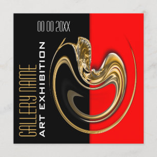 Kunstschmuckshow-Ausstellungsgalerie FERTIGEN Einladung