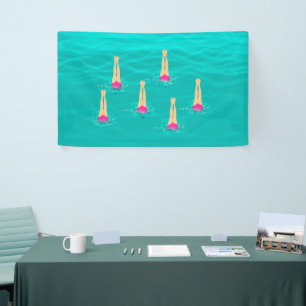 Kunstschwimmer - Schwimmen unter Wasser Banner