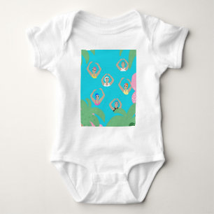 Kunstschwimmerinnen Illustration Kunstschwimmen Baby Strampler