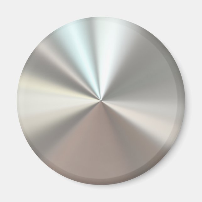Kunstsilbermetall Magnet (Vorne)