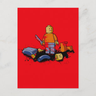 Kunststoff-Horror Postkarte